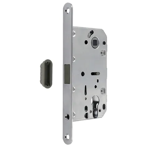 Замок магнитный под цилиндр Magn lock 50x85 CP хром