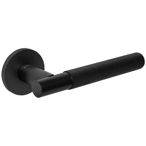 Ручка раздельная на круглом основании Fuaro R.SLR52.ABRASIVE BL-24 черный