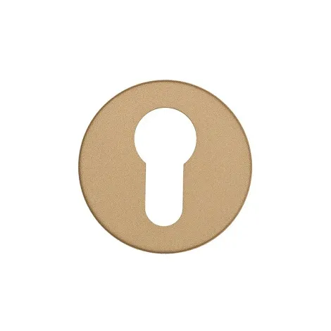 Накладка под цилиндр на круглом основании Fratelli Cattini CYL 7FS-KD золото крайола 2 шт.