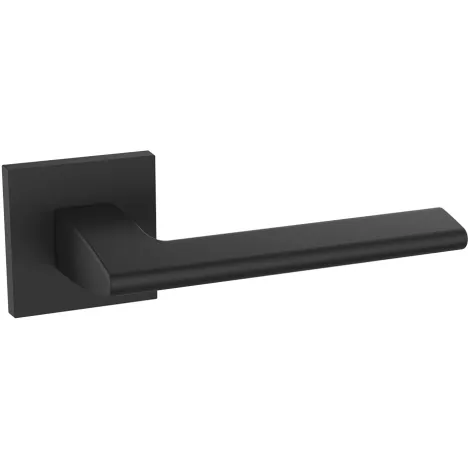 Дверная ручка на квадратном основании Ajax K.JS51.MARCO (MARCO JS) BL-24 черный