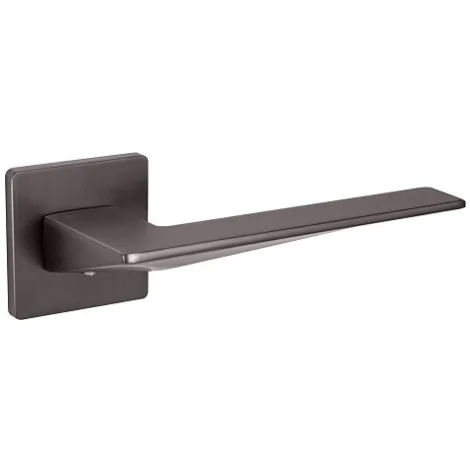 Дверная ручка на квадратном основании Fuaro K.SL52.PHANTOM (PHANTOM SL) GR-23 графит