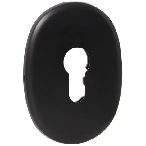 Декоративная накладка Fuaro под цилиндр ESC.C.ECO/OV.473 (ESC 473 eco) BL-24 черный