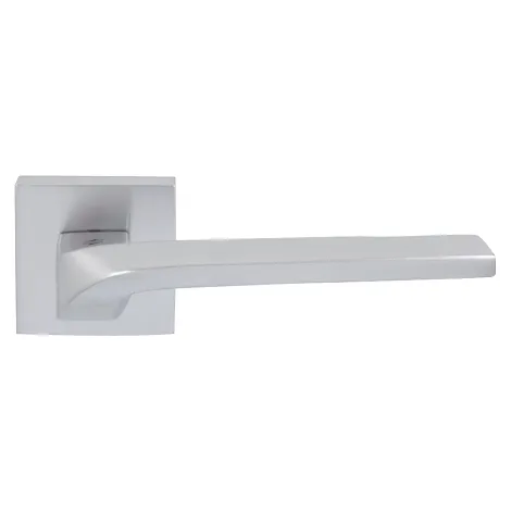 Дверная ручка на квадратном основании Colombo Isy Up BL21RSB матовый хром