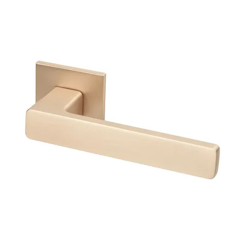 Дверная ручка на квадратном основании Armadillo K.YM.TOFFEE FSG-39 флорентийское золото