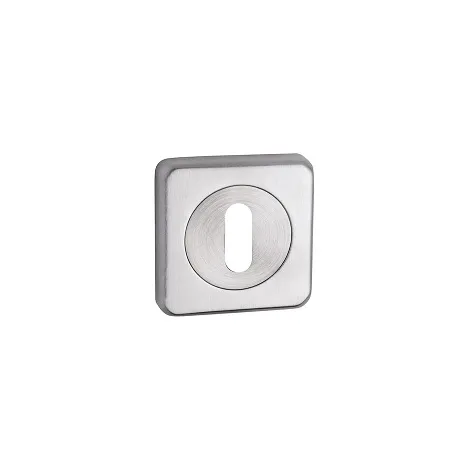 Накладка под ключ Буратино на квадратном основании Pasini 11 BFP матовый хром