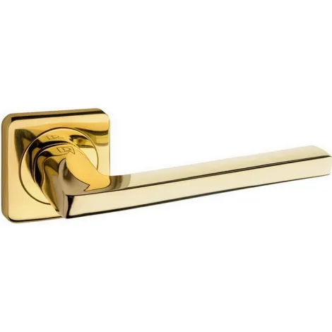 Дверная ручка на квадратном основании Pasini Trend 3731 латунь