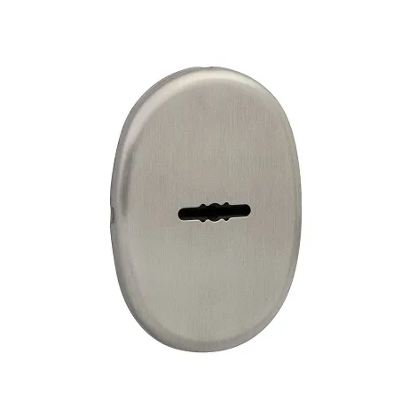 Декоративная накладка Fuaro ESC.S-auto.ECO/OV.477 (ESC 477 eco) SN матовый никель на сувальдный замок с автоматическими шторками 1 шт.