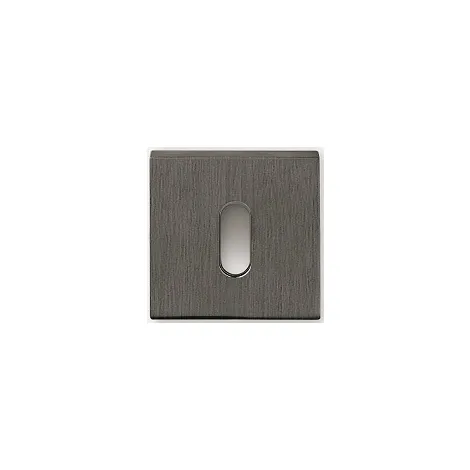 Накладка под ключ Буратино на квадратном основании Colombo ММ 13 ВВ матовый графит/графит