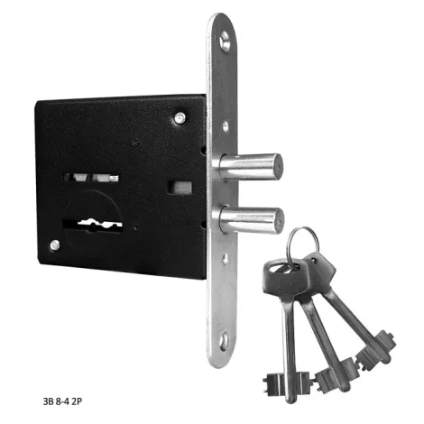 Замок врезной Omega (Омега) сувальдный ЗВ8-4 2Р, 3 кл.