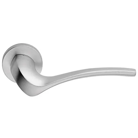 Дверная ручка на круглом основании Linea Cali IBIS 691/023 CS хром матовый