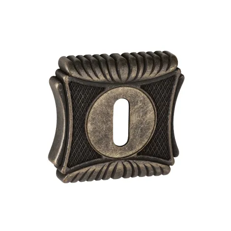 Накладка под ключ Буратино на нижней квадратной розетке Sicma KEY BF/Serenissima античная бронза