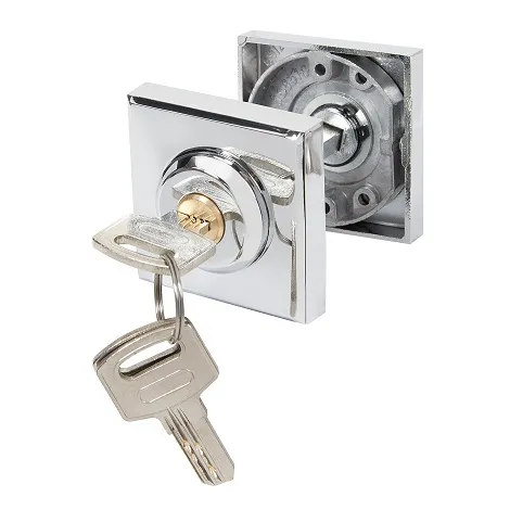 Ручка поворотная с фиксацией ключом Ajax BK6.FIX.JK CP-8 хром