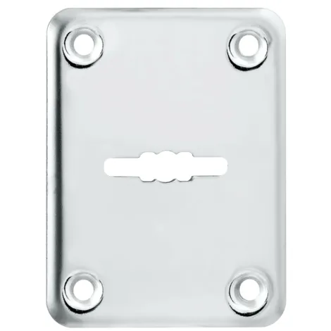 Декоративная накладка Punto ESC081/0-SS (нержавейка) на сув. замок без шторки (1 шт.) тех.упак.