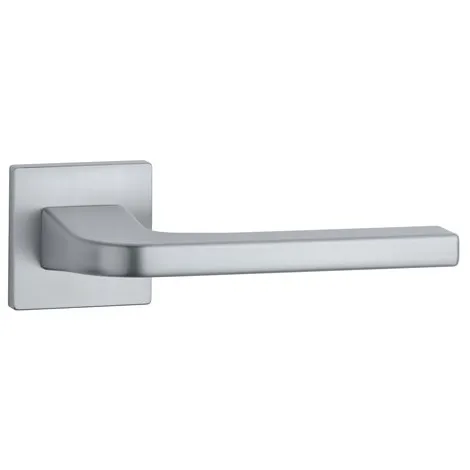 Дверная ручка на квадратном основании APRILE ISMENA Q 7S SC матовый хром