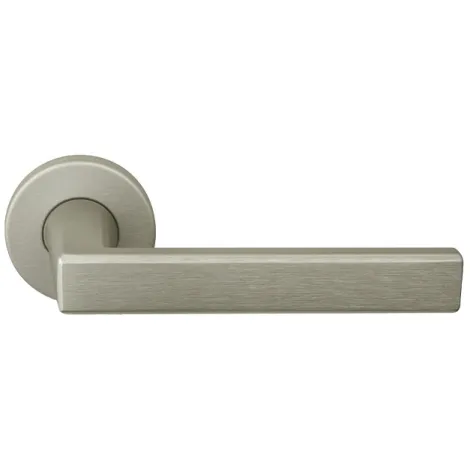 Дверная ручка на круглом основании Fratelli Cattini \"VIVO\" 7.7-NI матовый никель