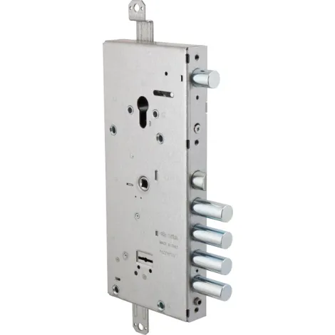 Замок врезной Cisa (Чиза) двухсистемный NEW CAMBIO FACILE 57.966.48 (тех. упаковка), ключ 64 мм