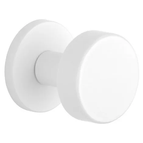 Дверная ручка на круглом основании APRILE RUTA R 7S WHITE белый