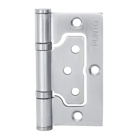 Петля универсальная без врезки Punto IN3200W SC (200-2B 75x2,5) матовый хром