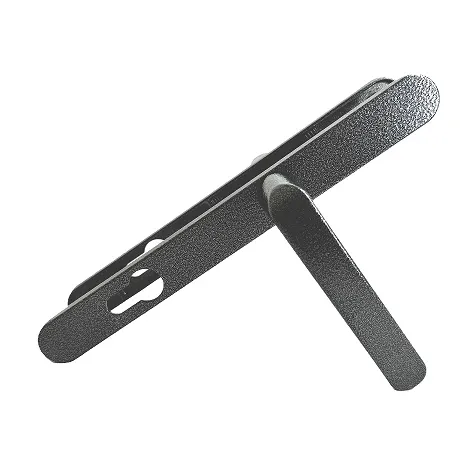 Дверная ручка на планке Absolyute РФ1-85А/25 (85 мм) серебро