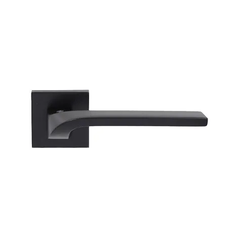 Дверная ручка на квадратном основании Colombo Isy Up BL21RSB матовый черный