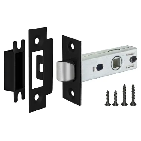 Защелка врезная Punto METL45-8 ( L45-8) BL черный