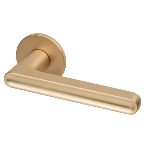 Дверная ручка на круглом основании  Armadillo R.YM.CINNAMON FSG-39 флорентийское  золото