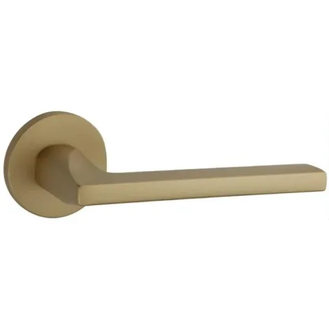 Дверная ручка на круглом основании Fimet Adele 1239/208 F02O матовая латунь