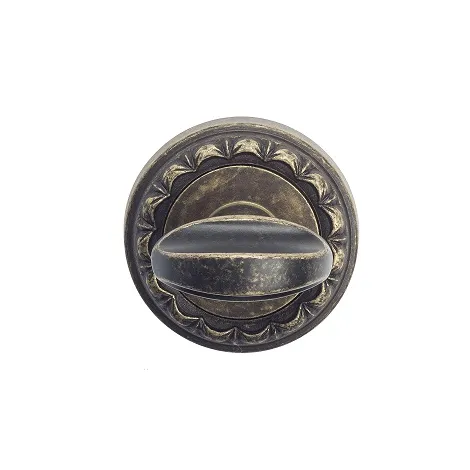 Фиксатор поворотный на круглом основании Venezia WC-2 D2 античная бронза