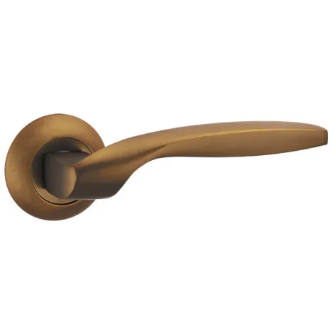 Дверная ручка на круглом основании Punto R.TL54.BOSTON (BOSTON TL) CF-17 кофе