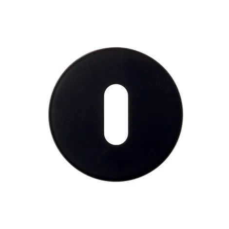 Накладка под ключ буратино на круглом основании Fratelli Cattini KEY-7 NM матовый черный 2 шт.