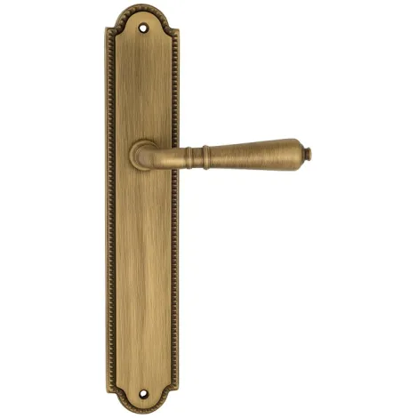 Дверная ручка Venezia \"VIGNOLE\" на планке PL98 матовая бронза