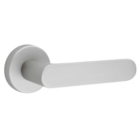 Дверная ручка на круглом основании Fimet Shape 1320/232 F16 матовый хром