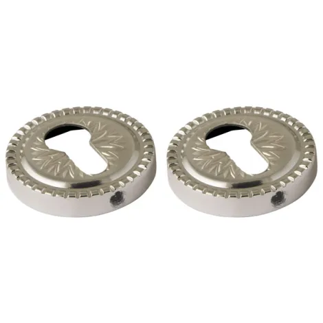 Накладка под цилиндр на круглом основании Armadillo ET/CL-SILVER-925 серебро 925 2 шт.