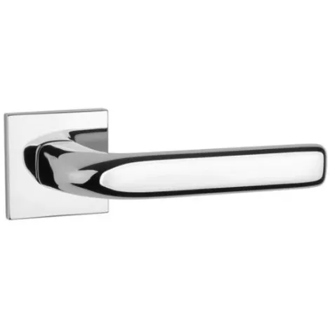 Дверная ручка Tupai на квадратном основании 4162 Q 5S-03 хром