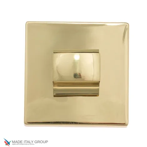 Фиксатор поворотный на квадратном основании Fratelli Cattini WC 8-OLV полированная латунь