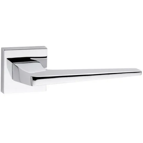 Дверная ручка на квадратном основании Fimet Flake 1355/201 F04 полированный хром