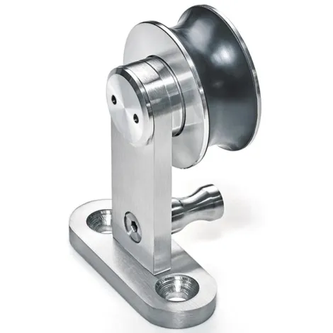 Комплект роликов для раздвижных дверей с верхним треком PR1 матовый хром