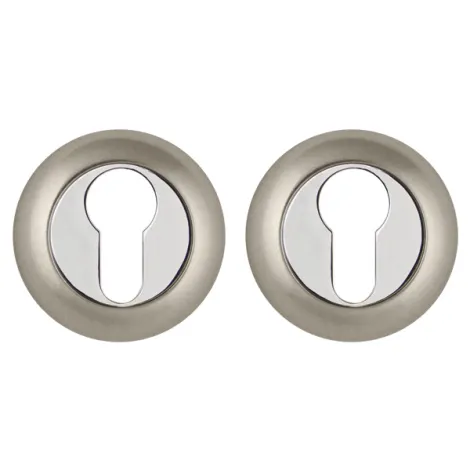 Накладка под цилиндр Punto ET.R.TL54 (ET TL) SN/CP-3 матовый никель/хром