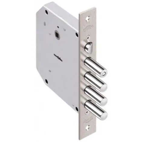 Замок врезной Elbor сувальдный с защёлкой Базальт 1.05.29, 5 кл.