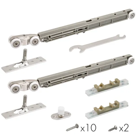 Комплект для раздвижных дверей Armadillo Comfort - PRO SET 2 /soft close/ 80 (CFA170А)