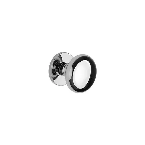 Дверная ручка на круглом основании Tupai 589 R 5S-03 хром