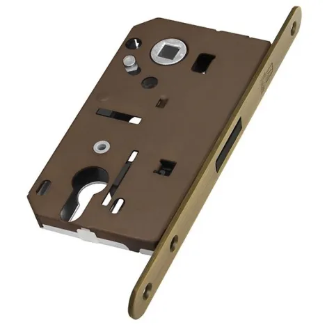 Bonaiti Механизм замка 18мм B-FORTY CILINDRO 18*196 мм античная латунь + отв.планка