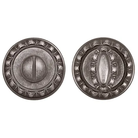 Фиксатор поворотный на круглом основании Punto BK6.R.MT53 (BK6 MT) OS-9 античное серебро