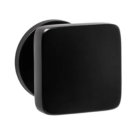 Дверная ручка на раздельном основании Punto R.ARC.R52.SALUT BL-24 черный