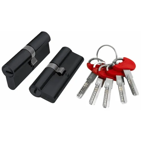 Цилиндровый механизм Fuaro (D-PRO500/70) D-PRO5000Key70(30+10+30) BL черный 5Key