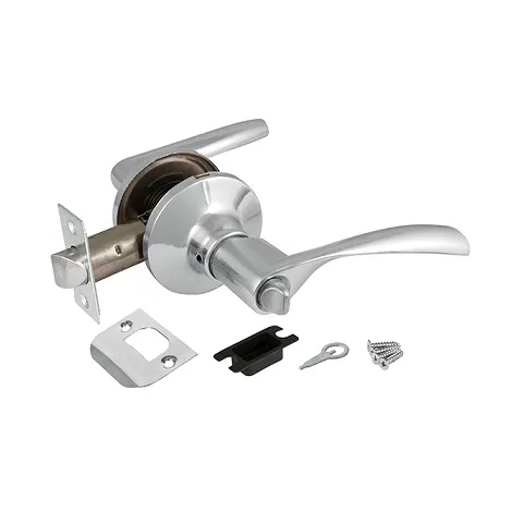 Ручка защелка Ajax (Аякс) DK610 CP-BK (6010 CP-B) (фик.) хром