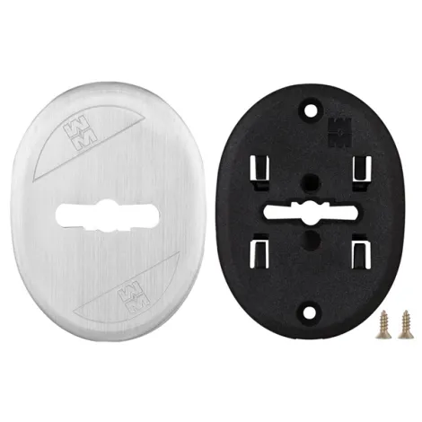 Накладка на Mottura (Моттура) сувальдный замок овальная 95.323 (МАТОВЫЙ ХРОМ), 1 шт