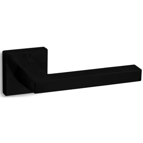 Дверная ручка на раздельном основании CONVEX (Греция) 865-матовый черный