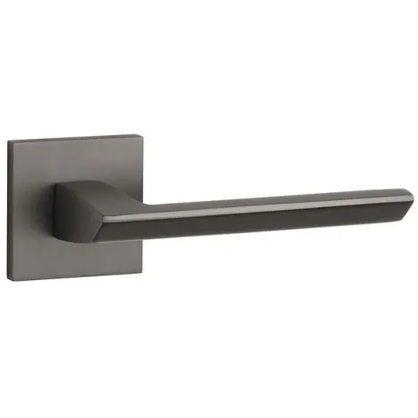 Дверная ручка на квадратном основании STILE OGA Q SLIMM 7mm MSB титан