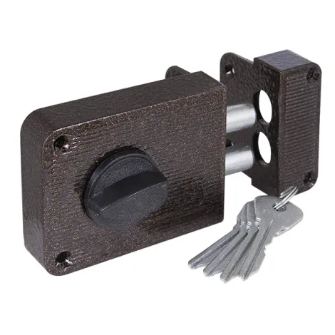 Замок накладной Zenit ЗН 1-3 медь